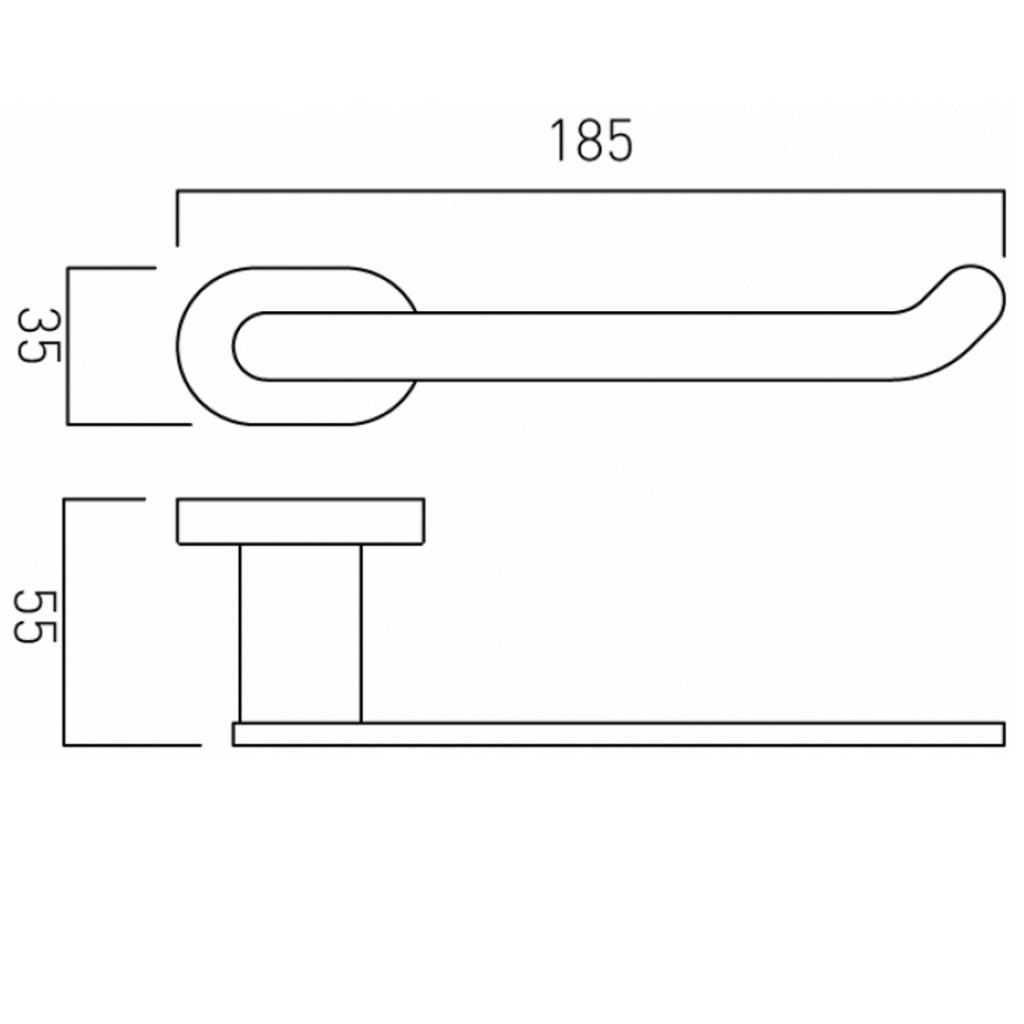 Vado Life Paper Holder Wall Mounted LIF-180-C/P