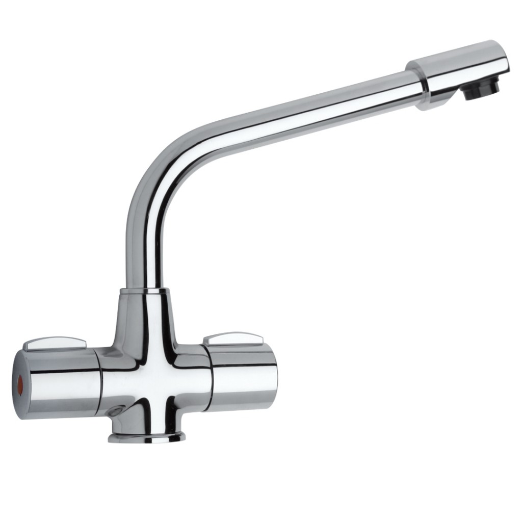 Paini Contemporary One Tap Hole Cruciform Mono Sink Mixer 64CR545SE33TAPF4UK