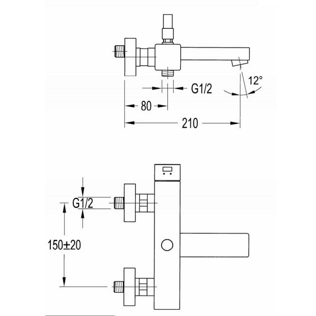 Siadaw Casella Manual Bath Shower Mixer 100557
