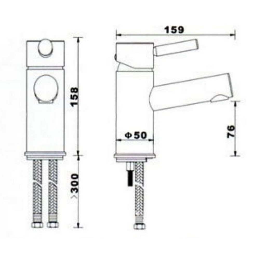 Siadaw Fiana Monobloc Basin Mixer Tap 100704
