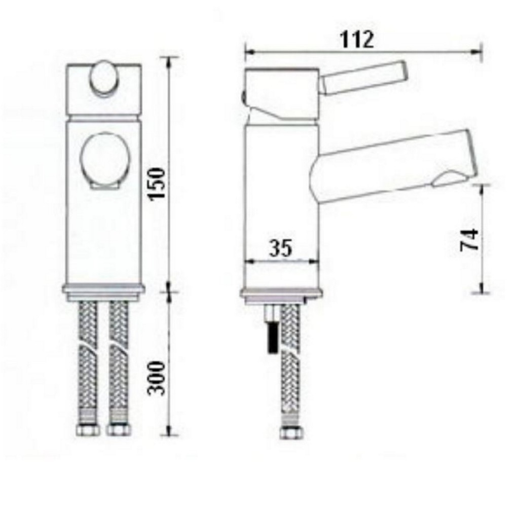 Siadaw Fiana Monobloc Mini Basin Mixer 100710