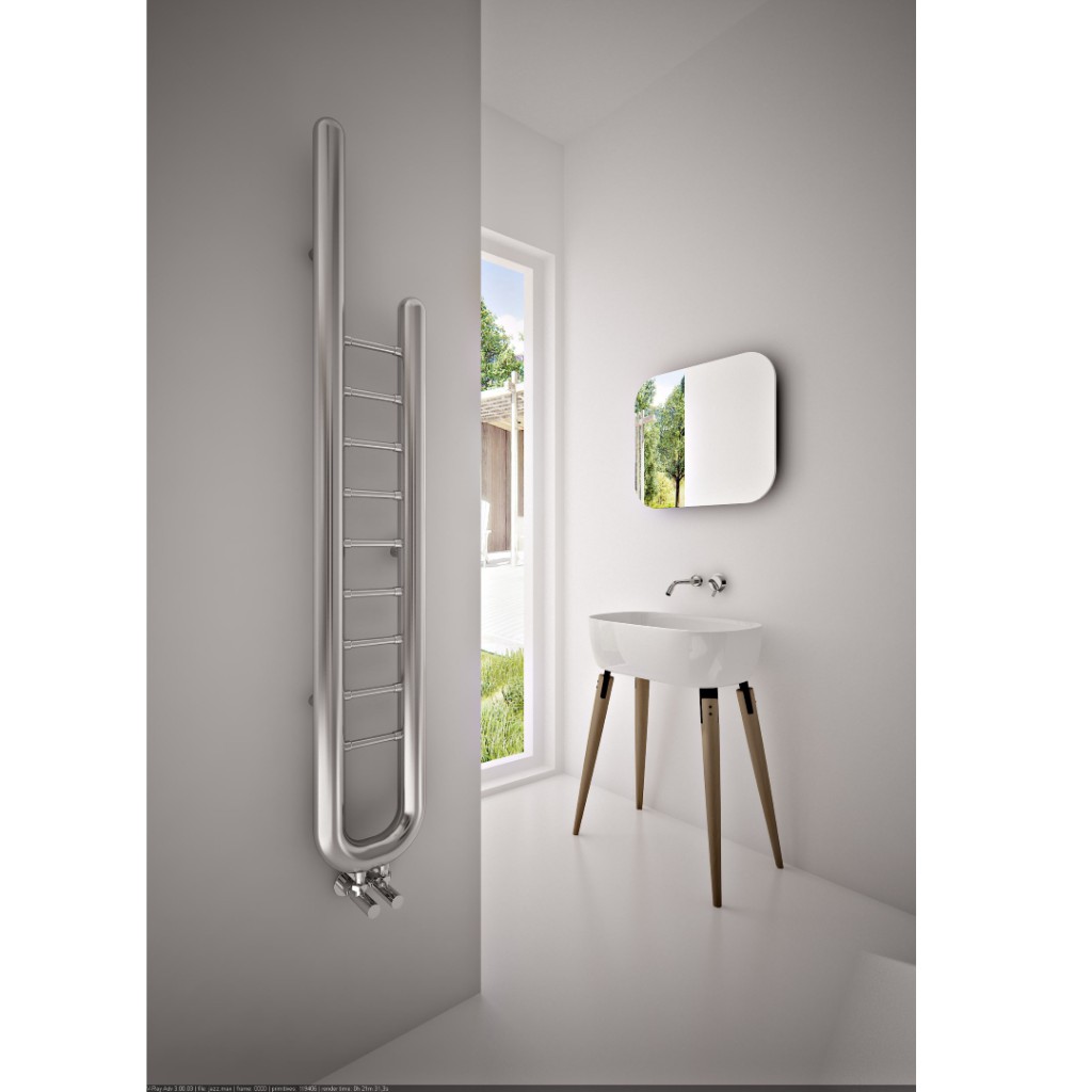 Carisa Jazz Vertical Stainless Steel Radiator - Baker and Soars
