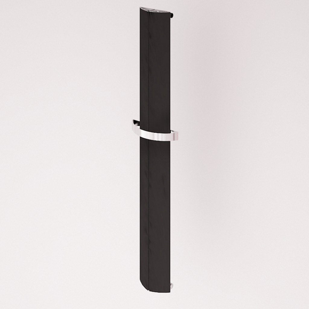 Carisa Nixie Bath Vertical Aluminium Radiator