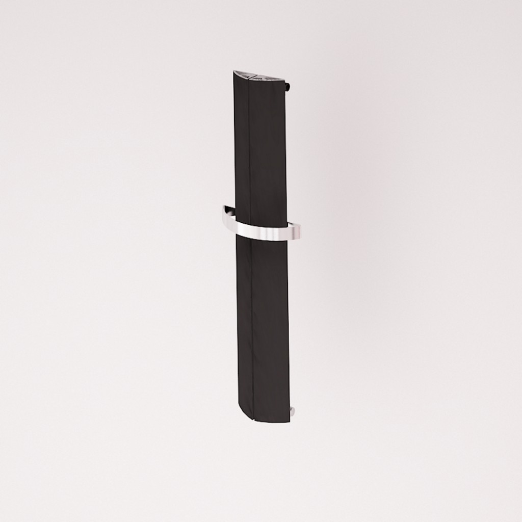 Carisa Nixie Bath Vertical Aluminium Radiator