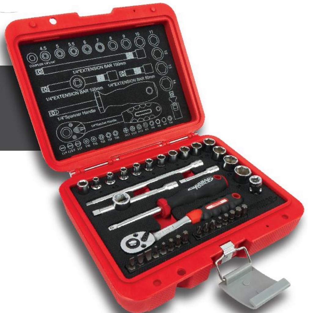 Nerrad Tools 37 Piece Drive Socket and Bits Set NT6400  Nerrad Tools 37 Piece Drive Socket and Bits Set NT6400
