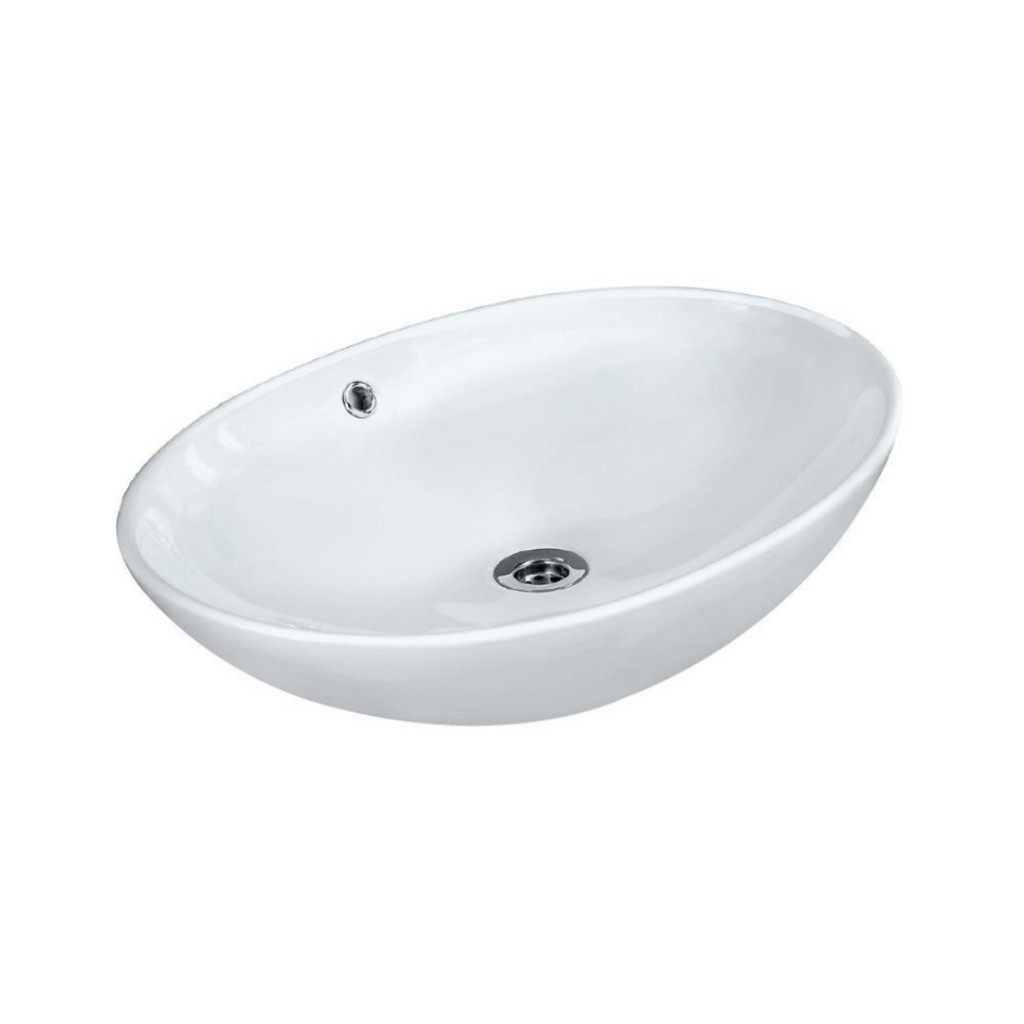 X Jaquar JDS Designer Table Top Round Basin without Tap hole JDS-WHT-25901