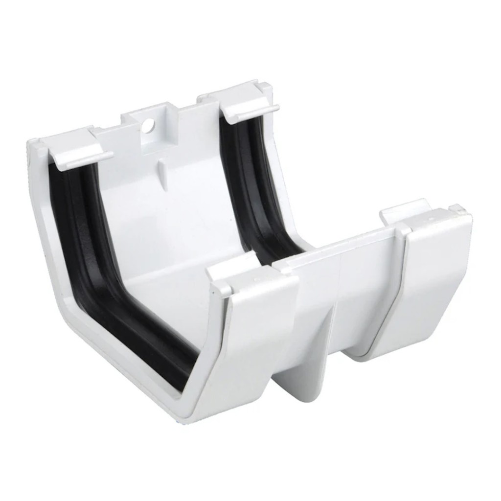 Osma PVC-U SquareLine 100mm Gutter Joining Bracket 4T805