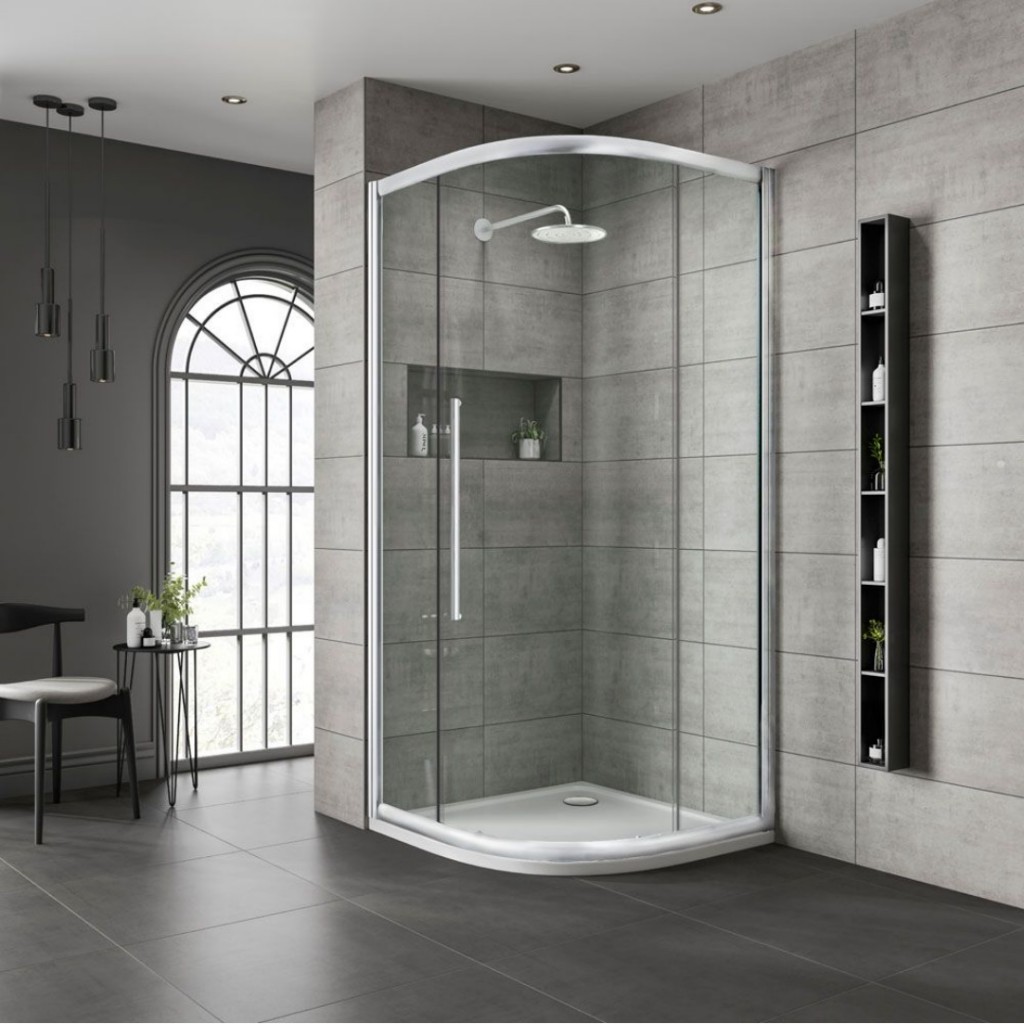 X Jaquar One Door Quadrant Shower Enclosure 900mm x 900mm JSE-CHR-J81DQ9090X