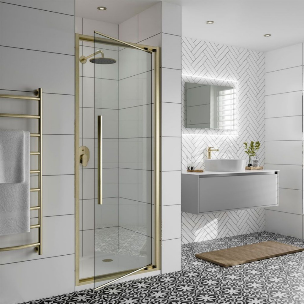 X Jaquar Hinged Door Shower Enclosure 760mm x 760mm JSE-CHR-J8HD760X