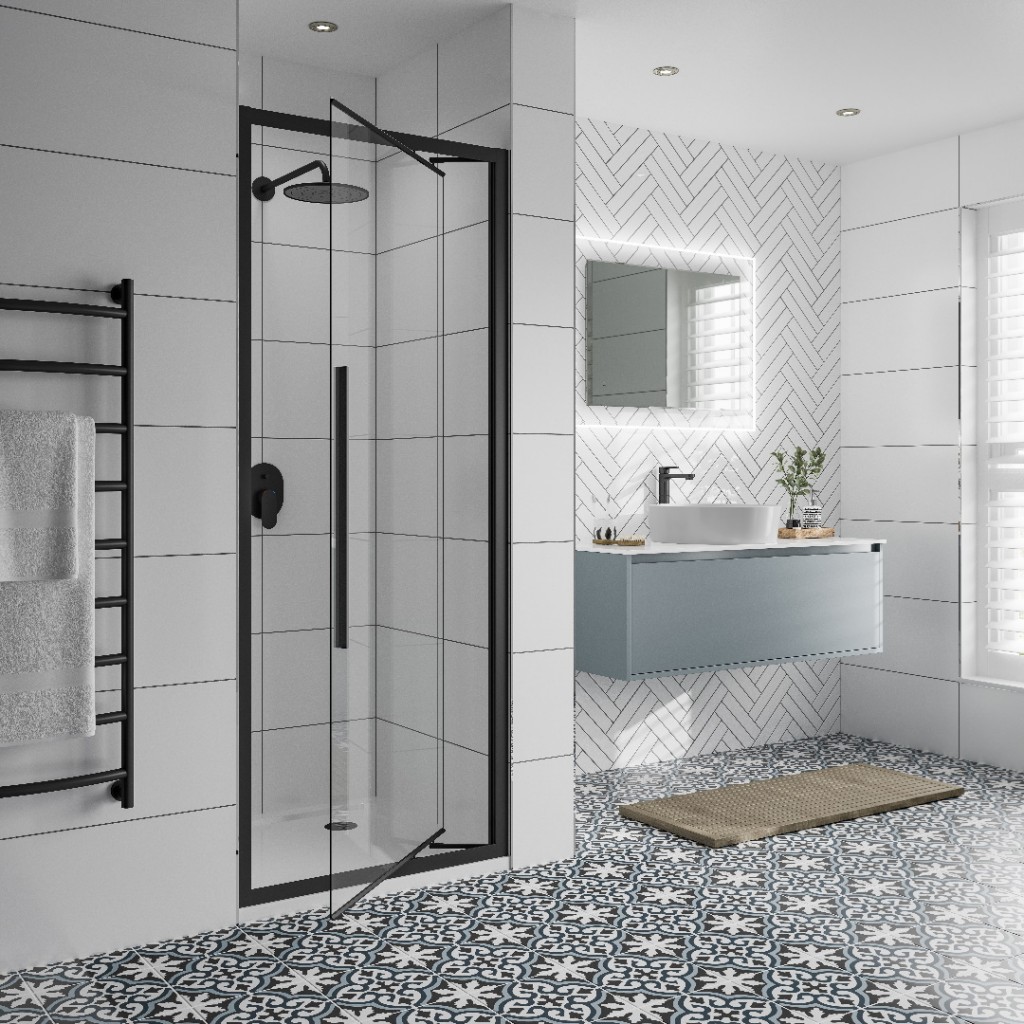 X Jaquar Inswing Door Shower Enclosure 760mm x 760mm JSE-CHR-J8ID760X