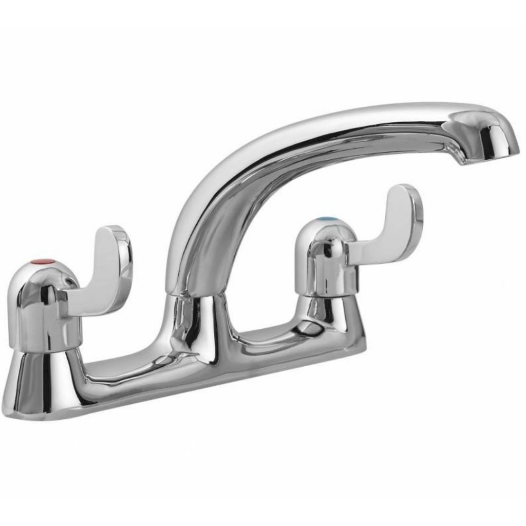 Paini Freedom Two Hole Deck Sink Lever Mixer LCCR569E7UK