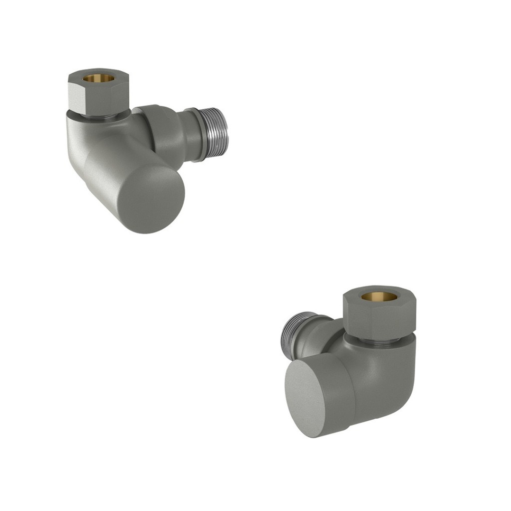 Tissino Hugo 2 Series Double Angle Valves Lusso Grey THU-201-LG