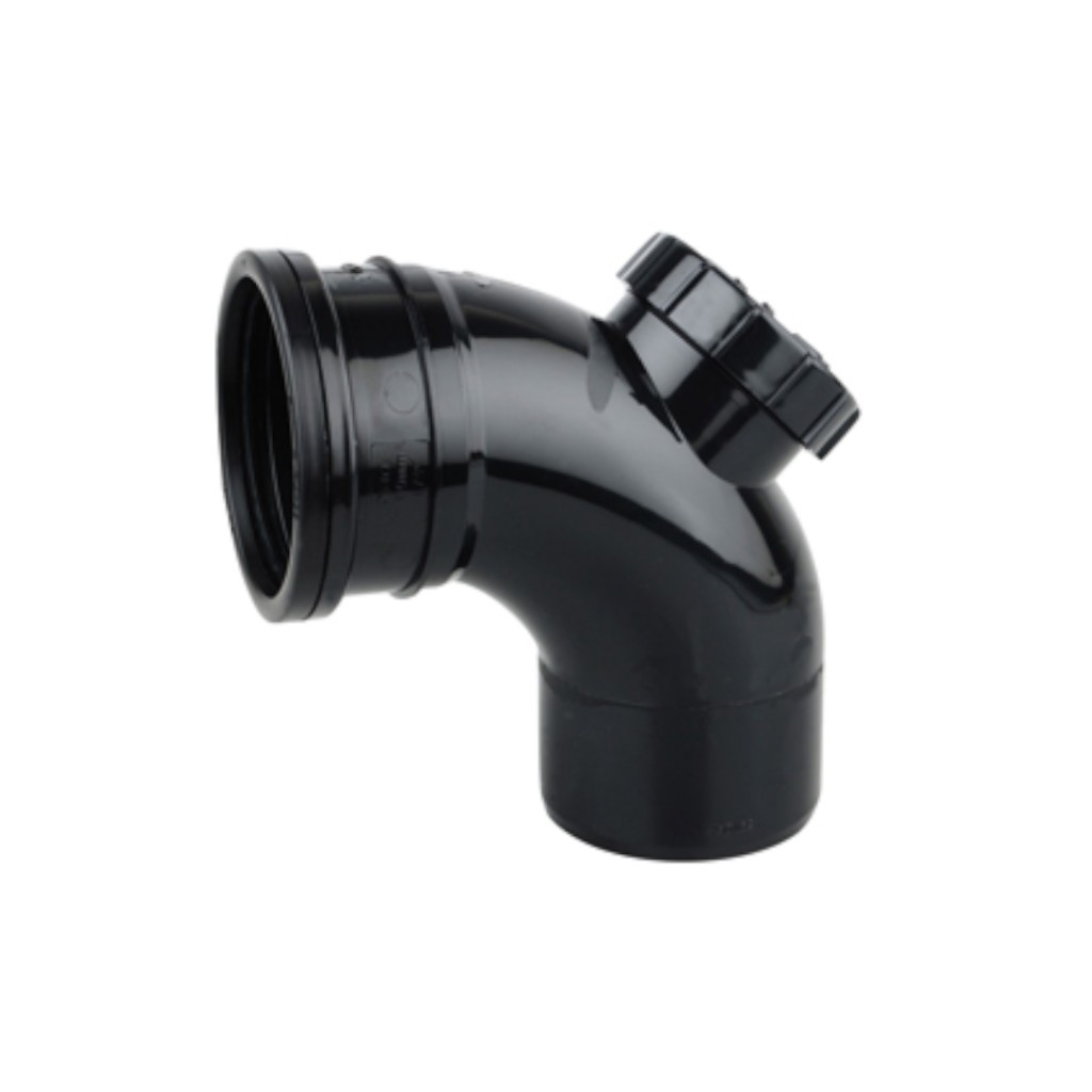 Osma PVC-U OsmaSoil 110mm S-S Access Bend - 87.5 Degree 4S169