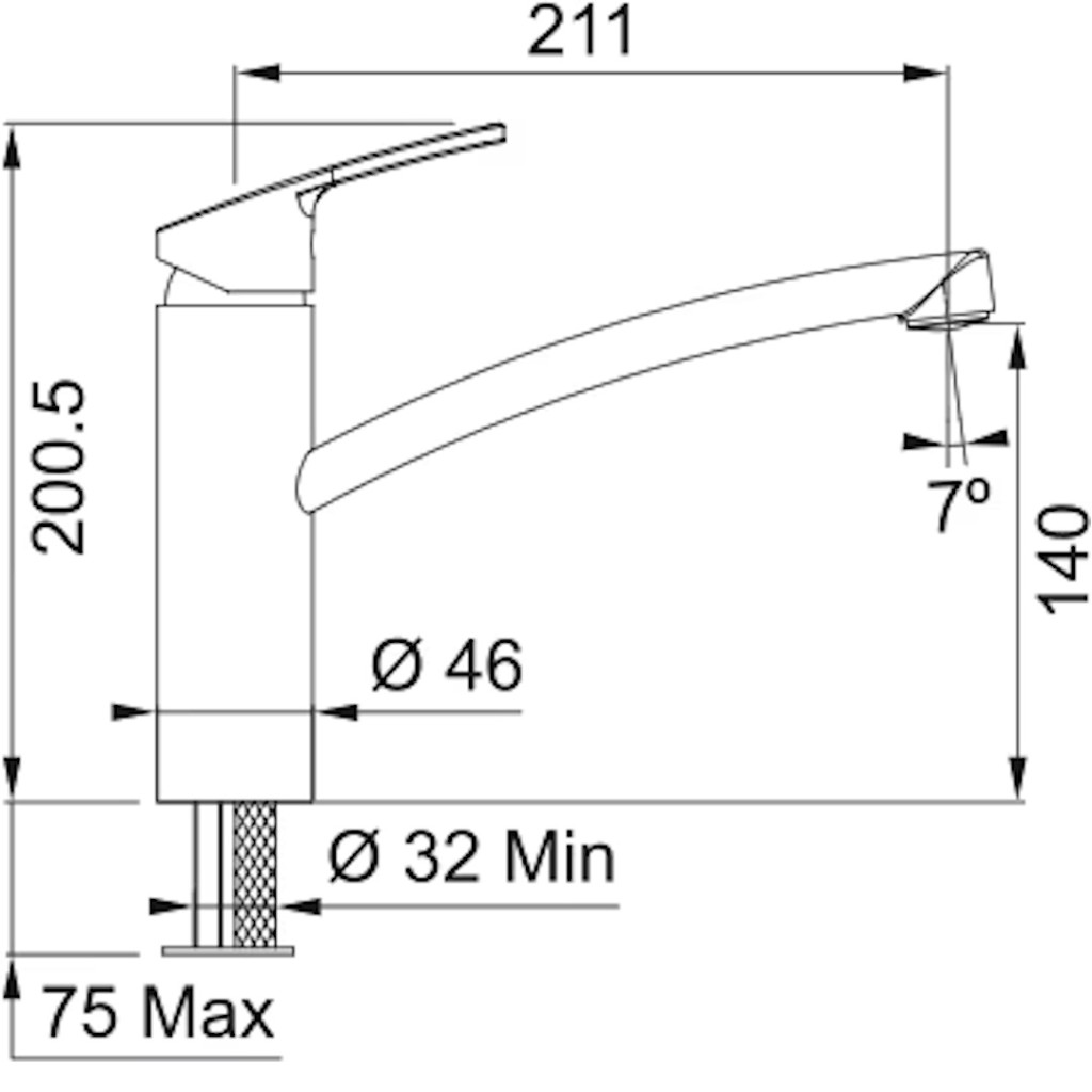 X Franke Smart Swivel Kitchen Sink Mixer Tap Chrome