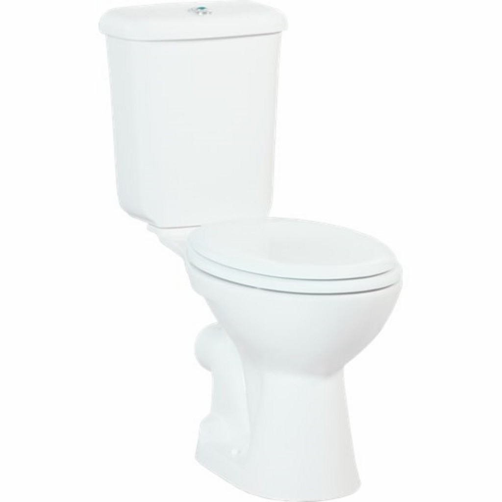 Creavit Pitta Soft-Closing White Toilet Seat with Cover