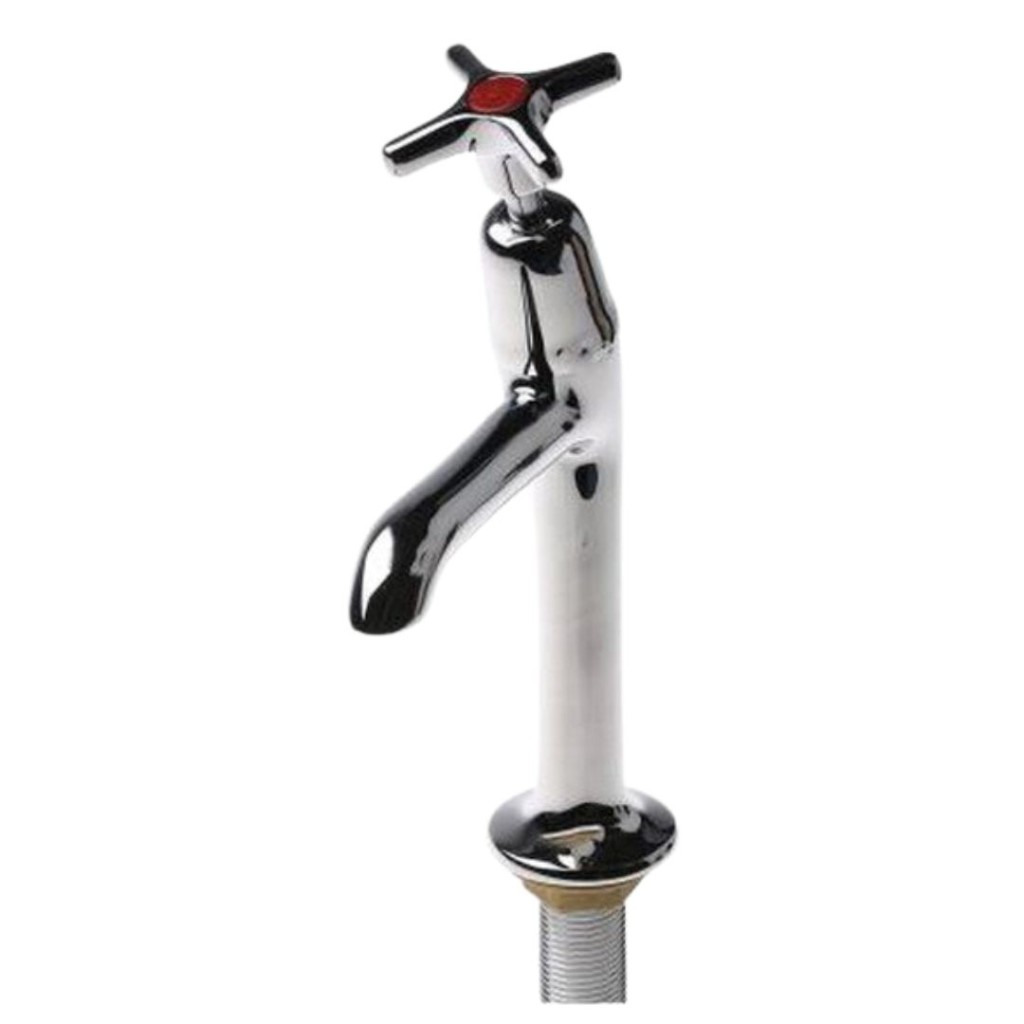 Performa Crosstop High Neck Bib Kitchen Sink Tap Chrome 2158 303007