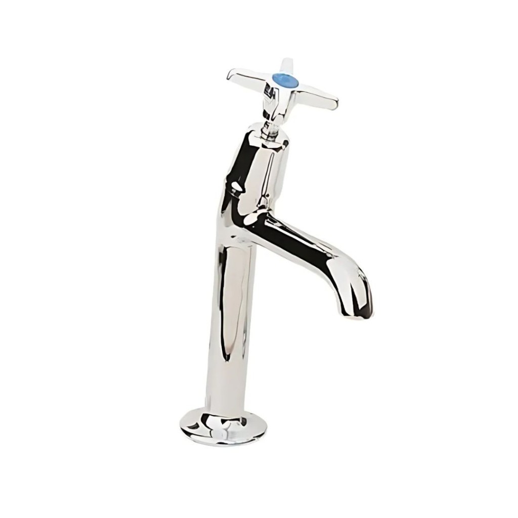 Performa Crosstop High Neck Bib Kitchen Sink Tap Chrome 2158 303007