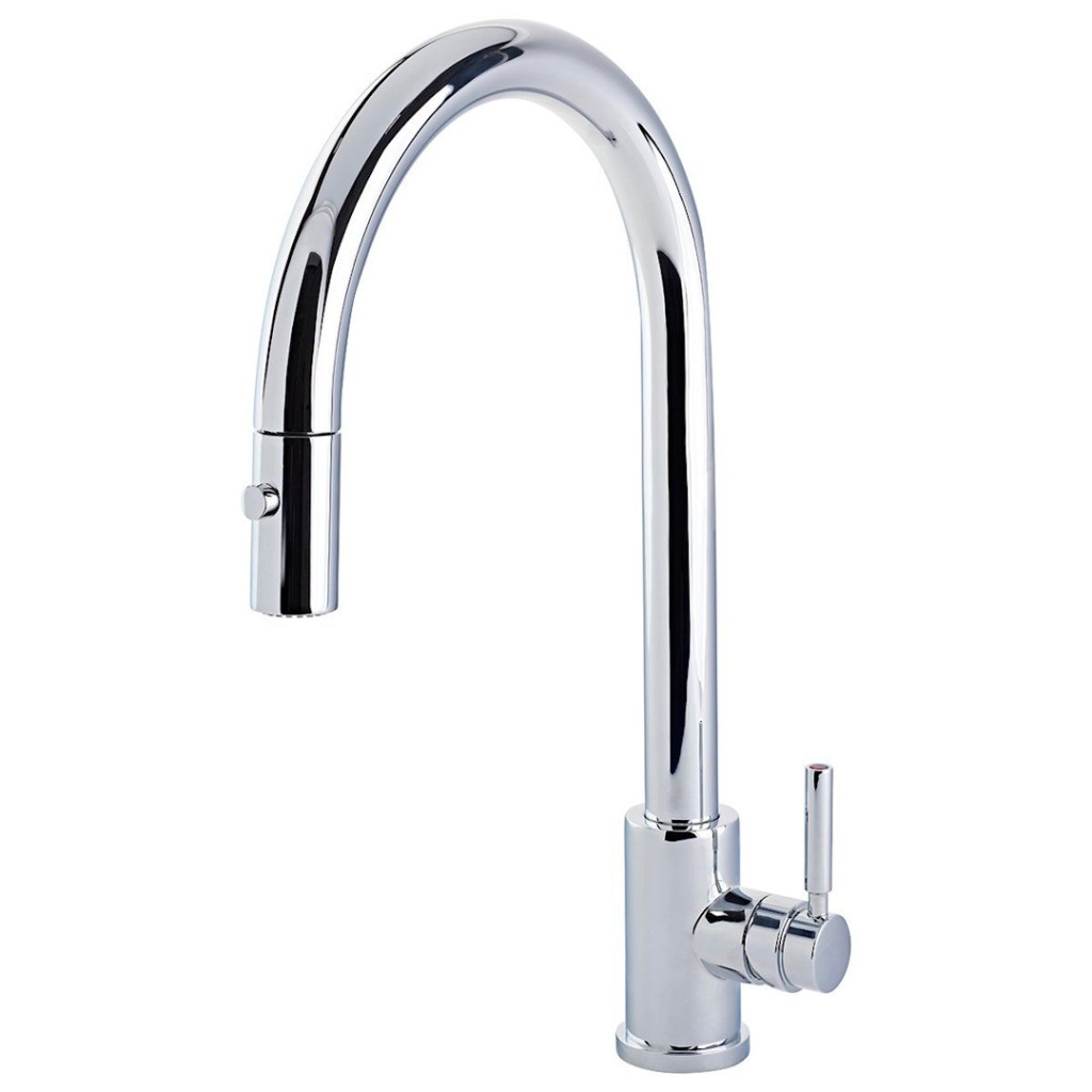 Perrin and Rowe Juliet Monobloc Sink Mixer with Pull-Down Rinse 4044