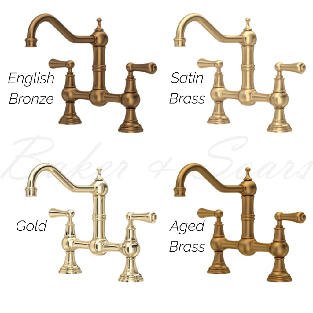 Perrin and Rowe Provence Sink Mixer with Lever Handles 4751