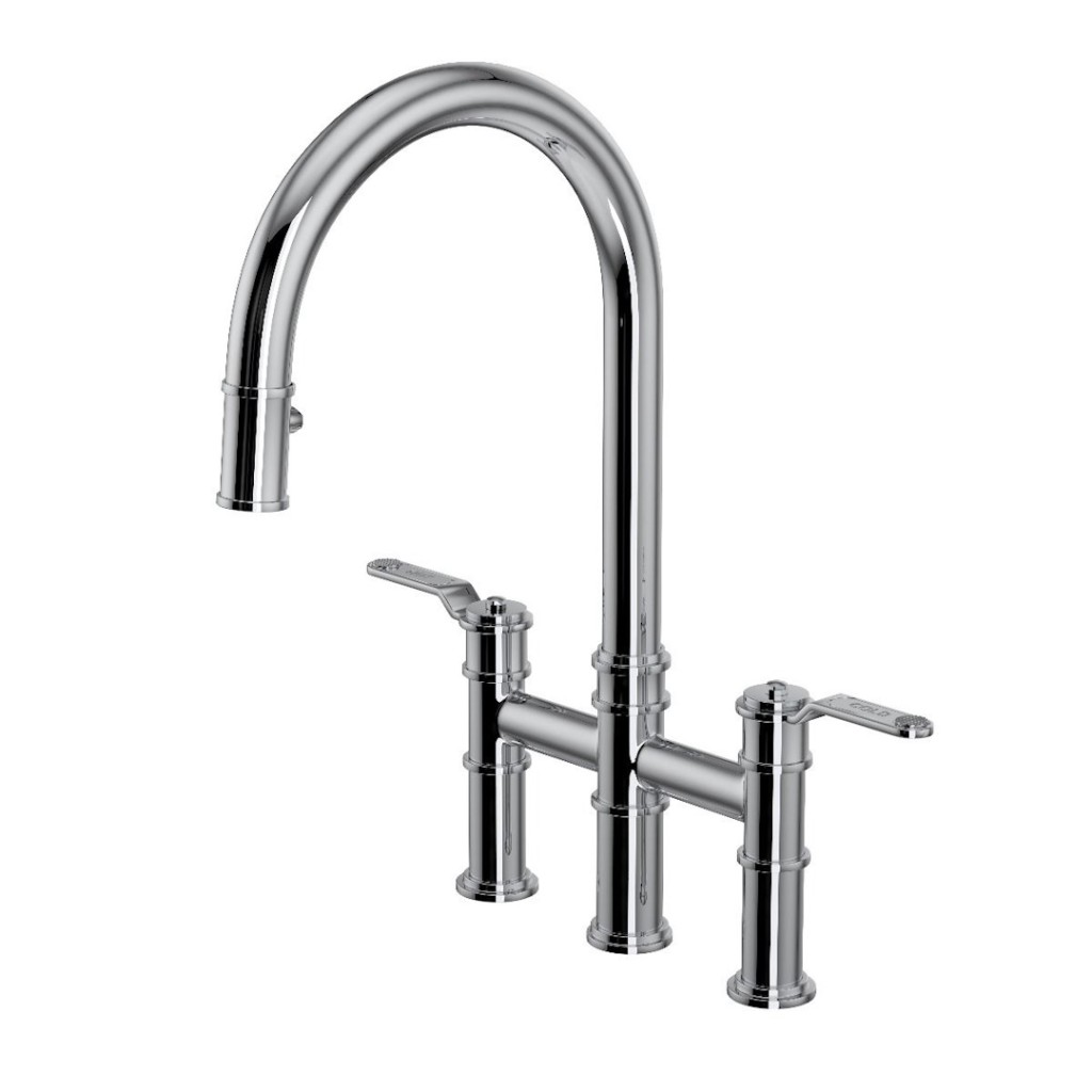 Perrin and Rowe Armstrong Bridge Mixer with Pull Down Rinse 4549HT