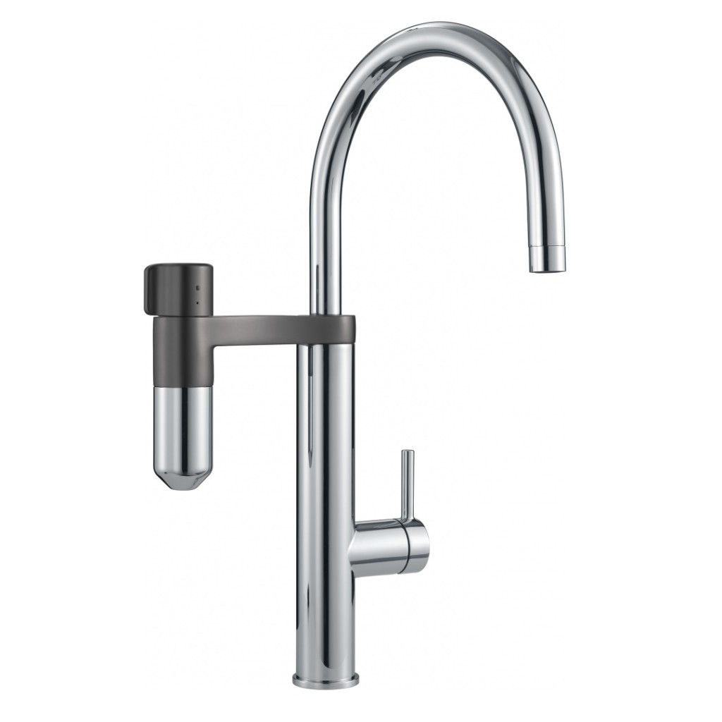 Franke TAP Vital Capsule 2in1 Swivel Kitchen Sink Mixer Chrome Gun Metal