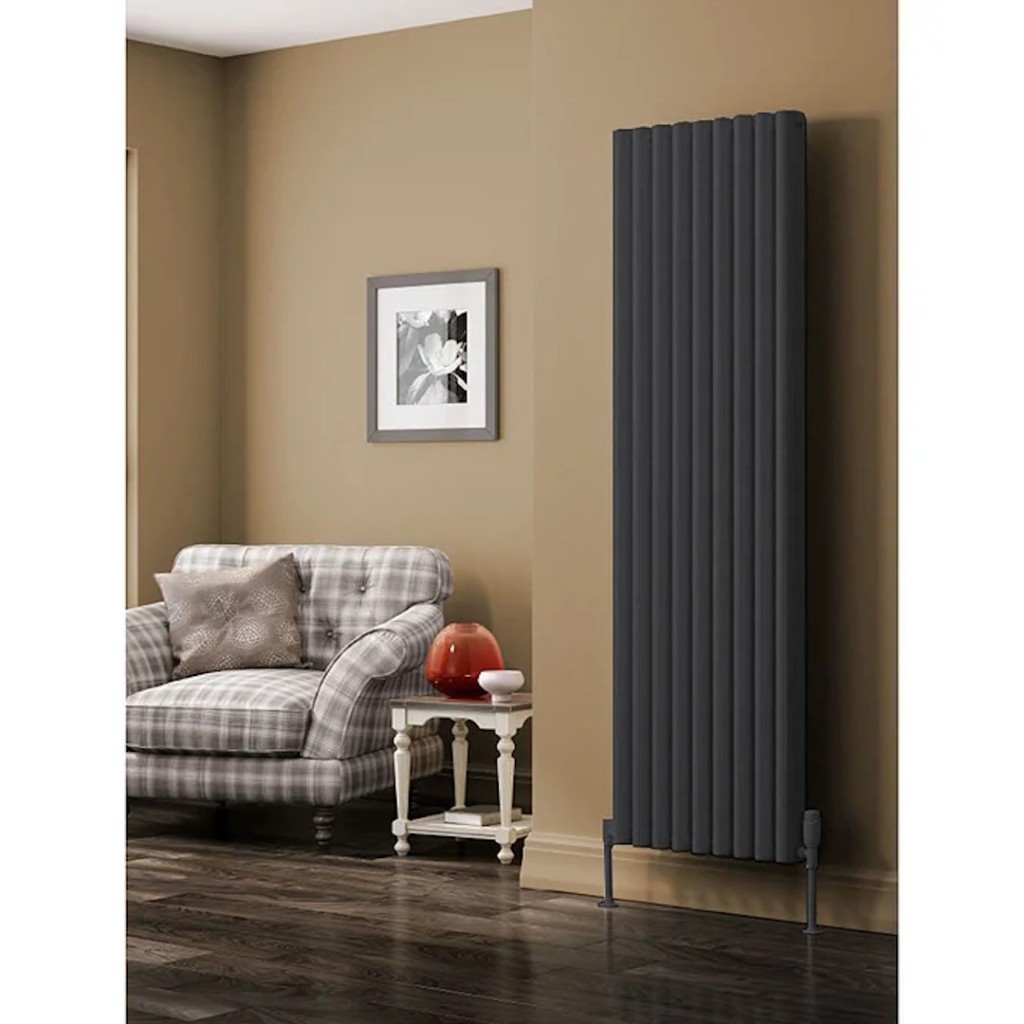 Reina Alco Anthracite Aluminium Radiator 1800mm x 520mm A-ALC180052A