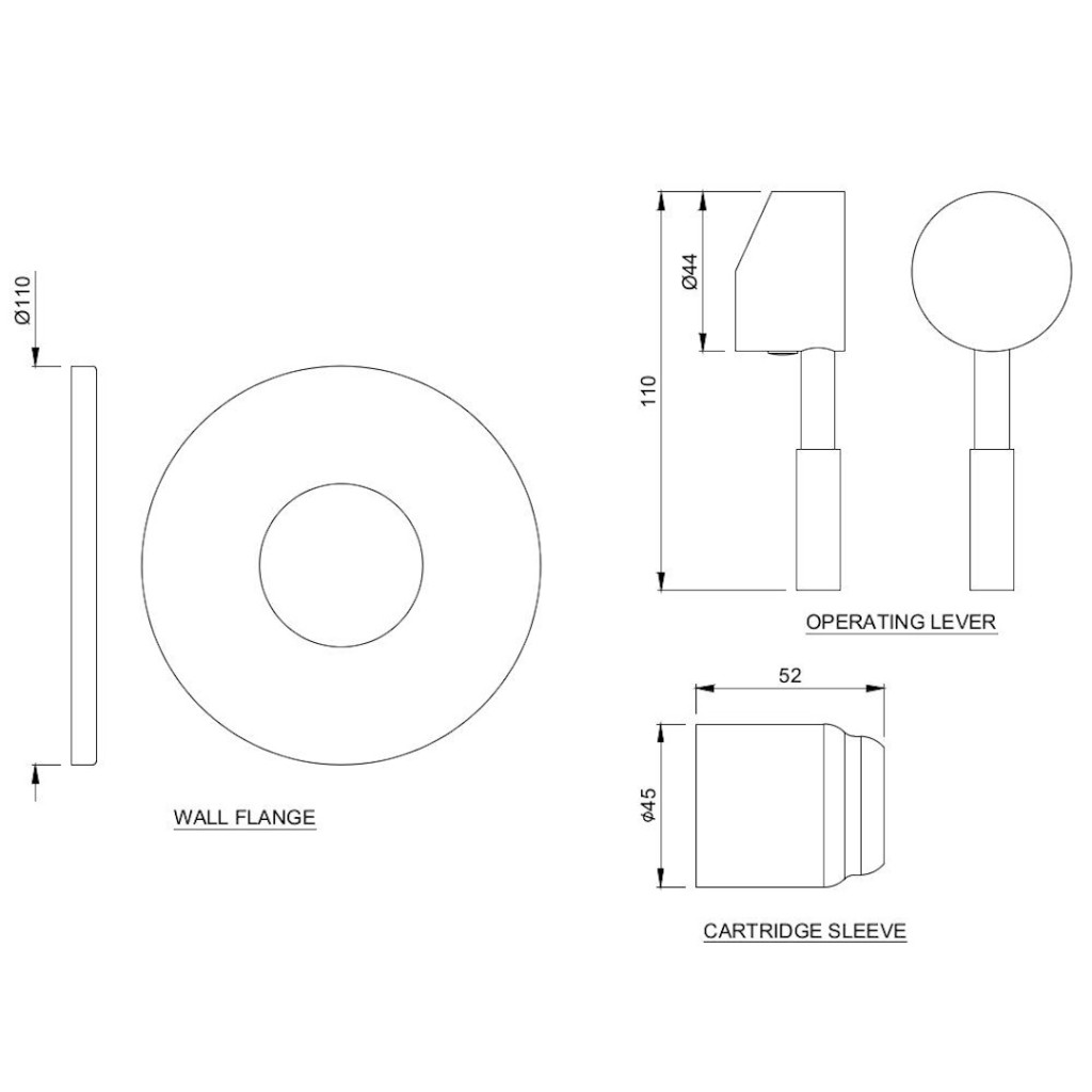 Jaquar Solo Single Lever Concealed Deusch Mixer 6229